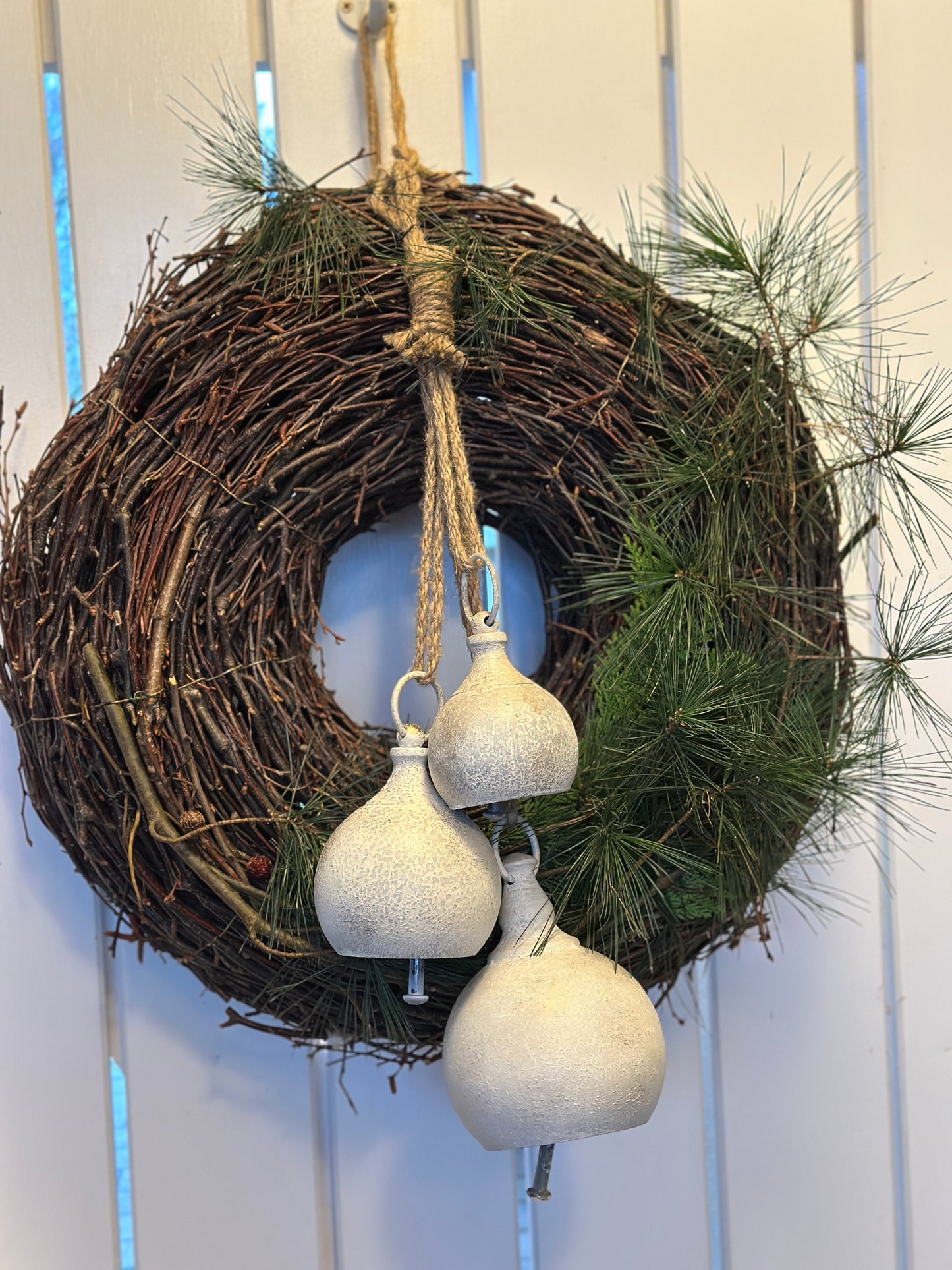 Glockenbündel/ Glocke weiß, Shabby