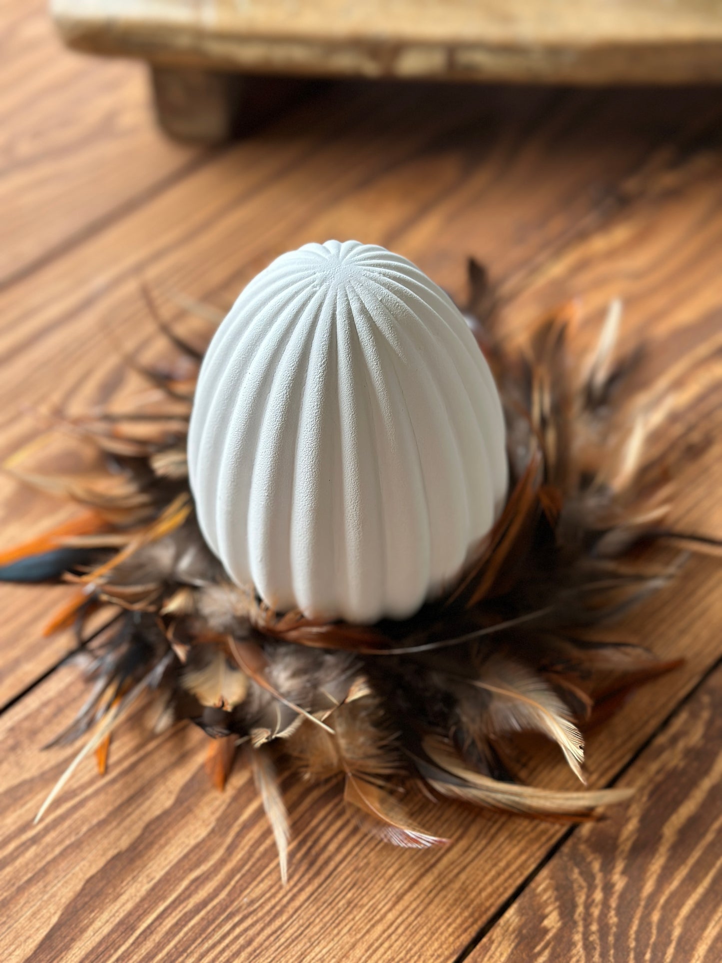 Ei Keramik weiß, klein