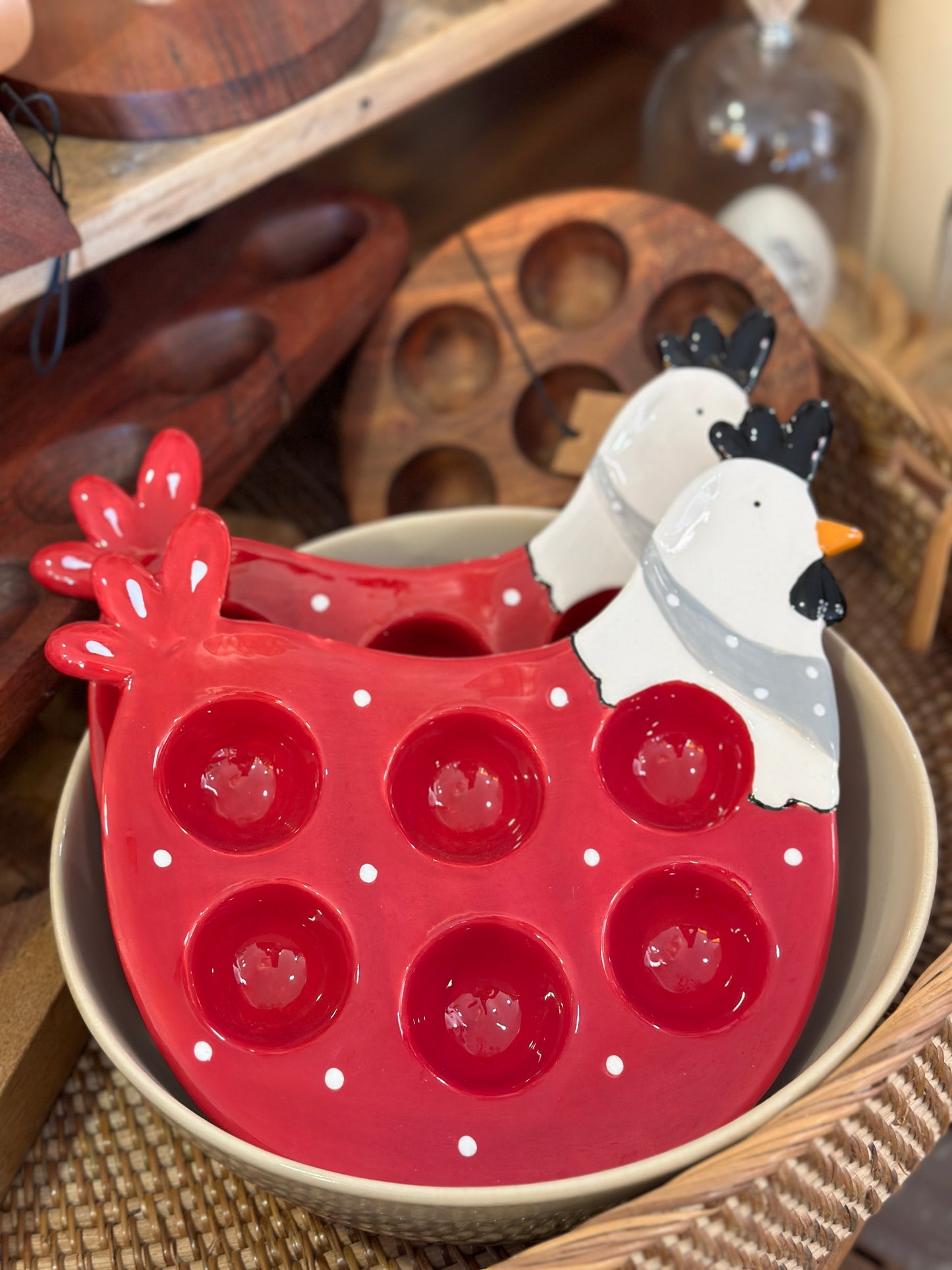 Eierhalter aus Keramik