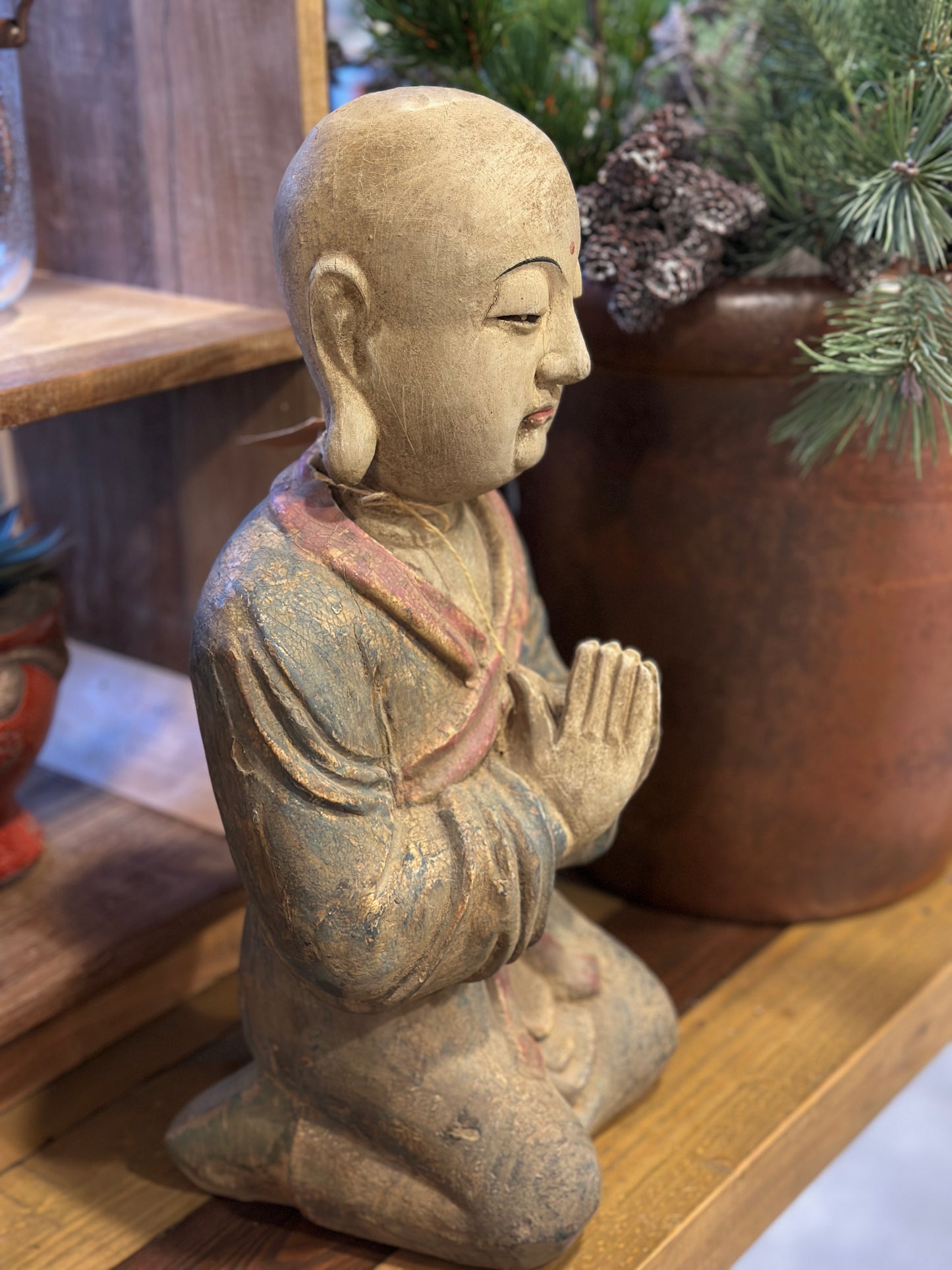 Buddha aus Holz