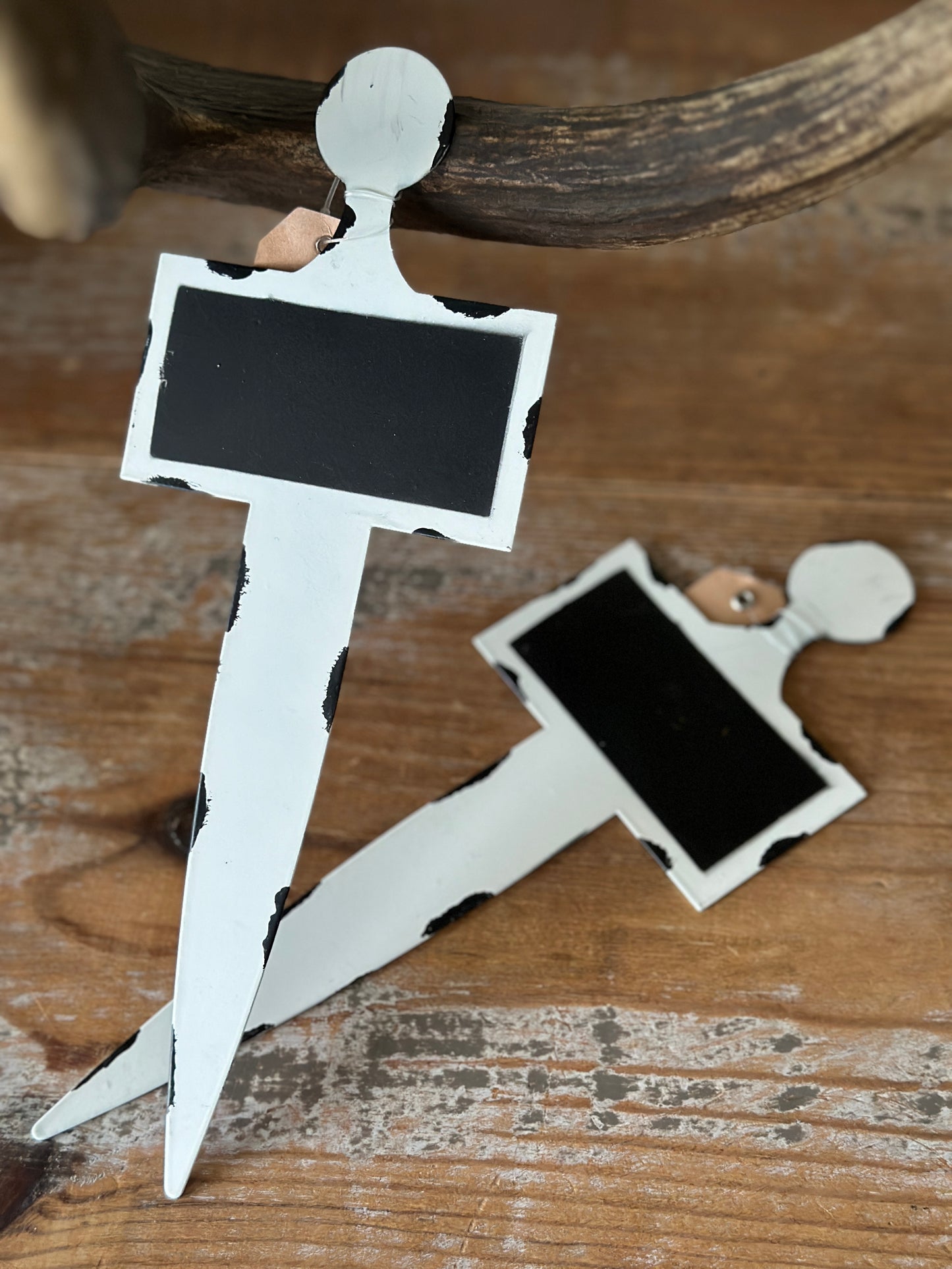 Pflanzstab zum beschriften aus Metall