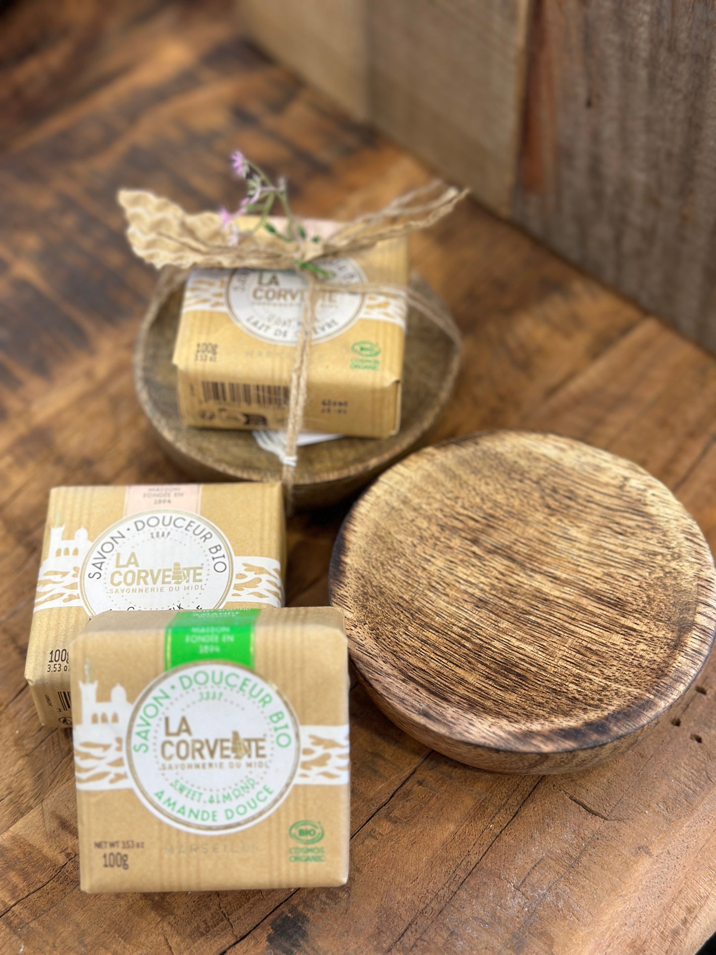 Bio Seife/ Seifenhalter mit einer Seife