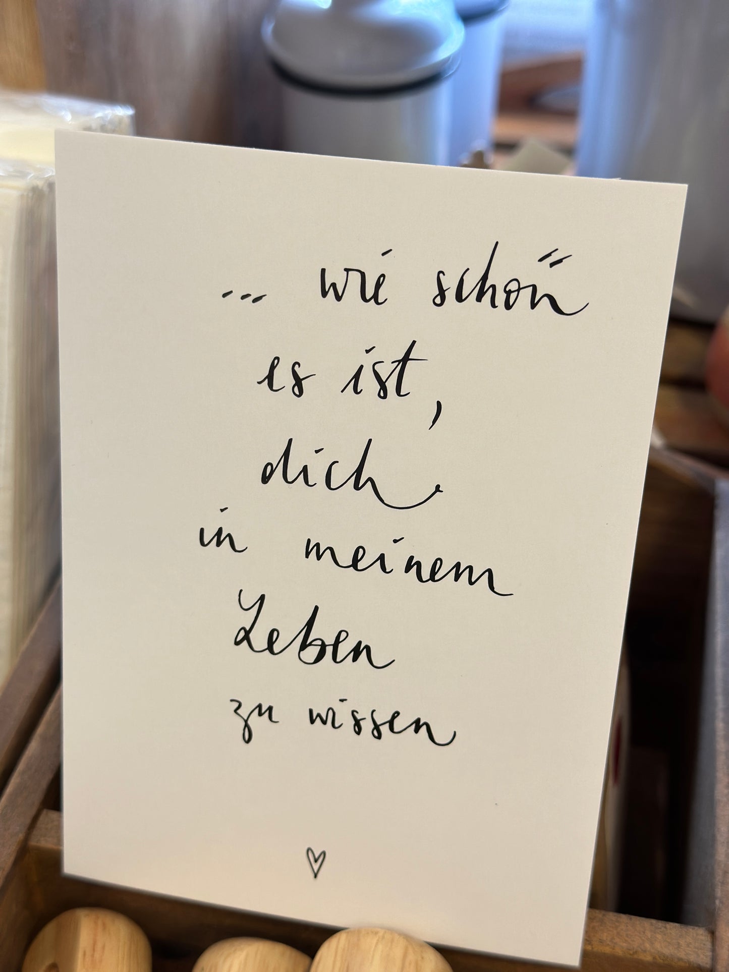 Karte ….. wie schön es ist