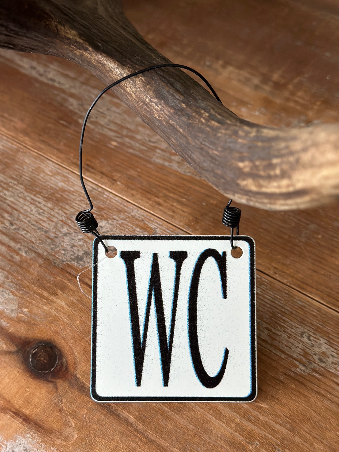 WC Schild aus Metall zum hängen