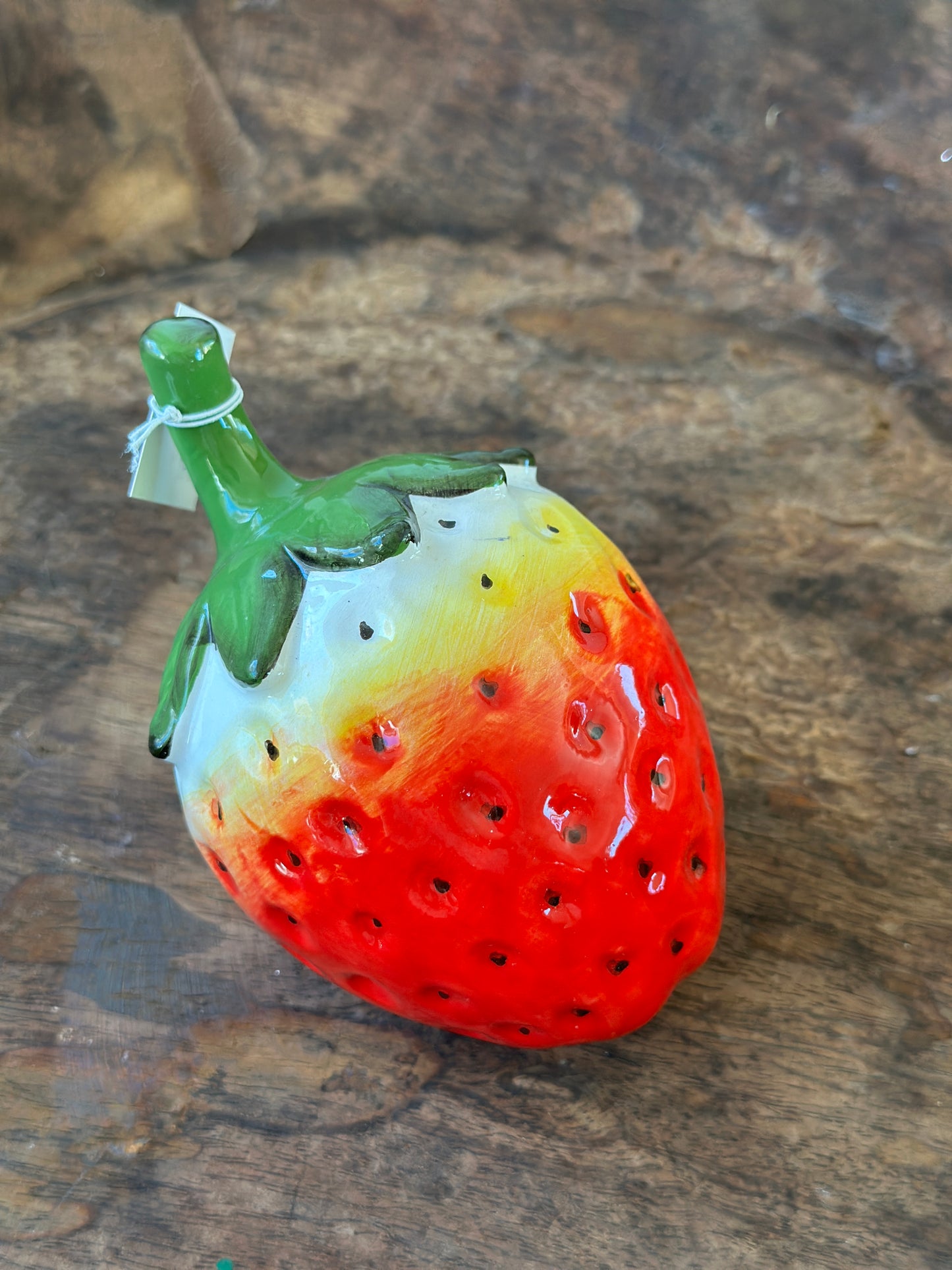 Erdbeere 🍓 aus Keramik