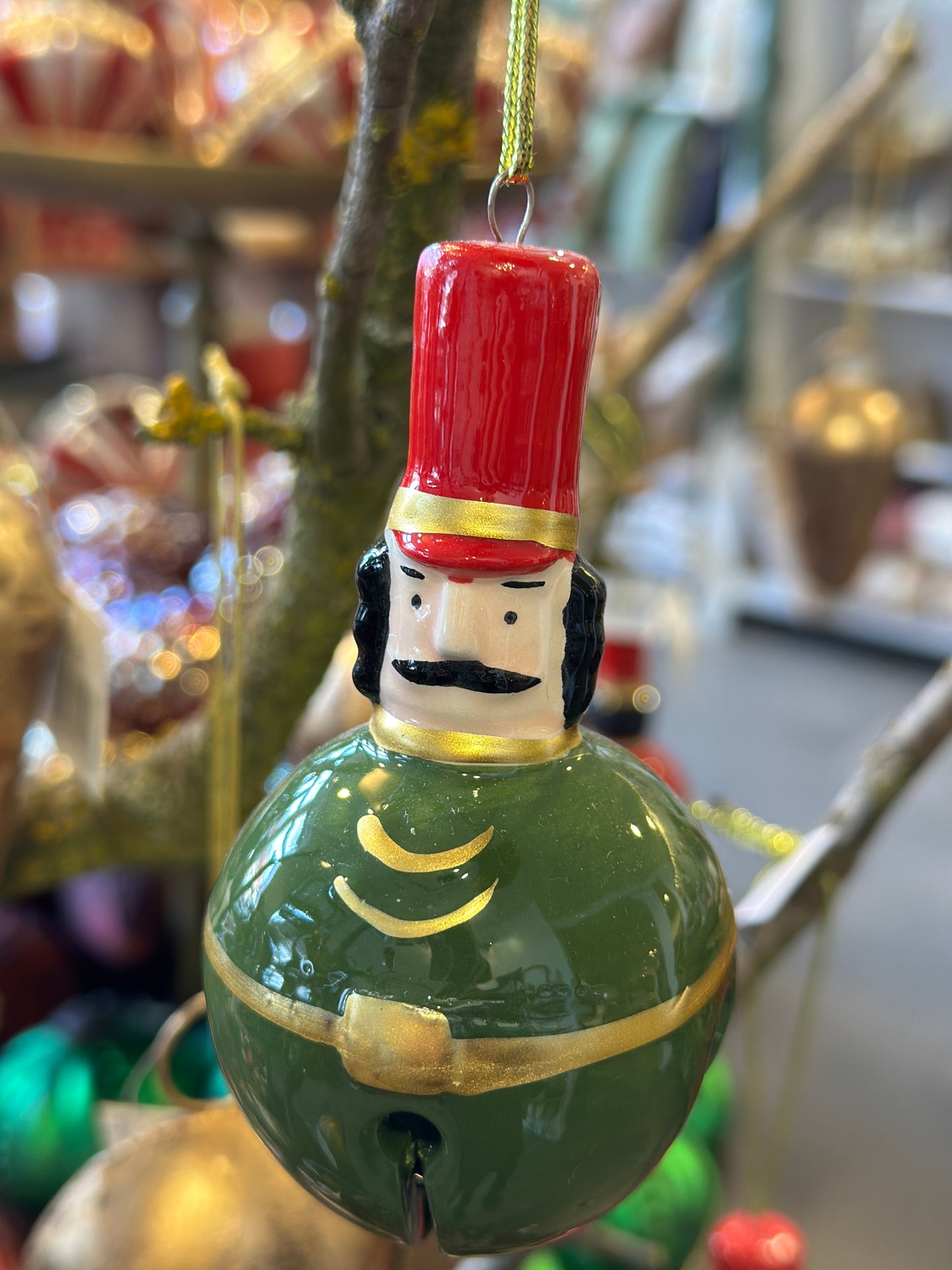 Glöckchen, Metall. Grün