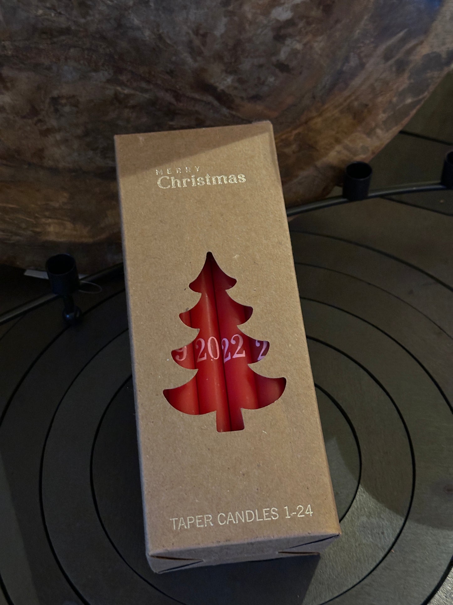 Adventskerzen Set/ 1-24 Kerzen mit zahlen.
