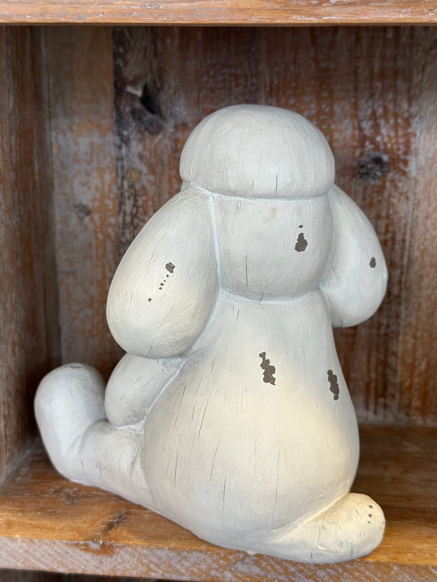 Figur aus Holz, Shabby