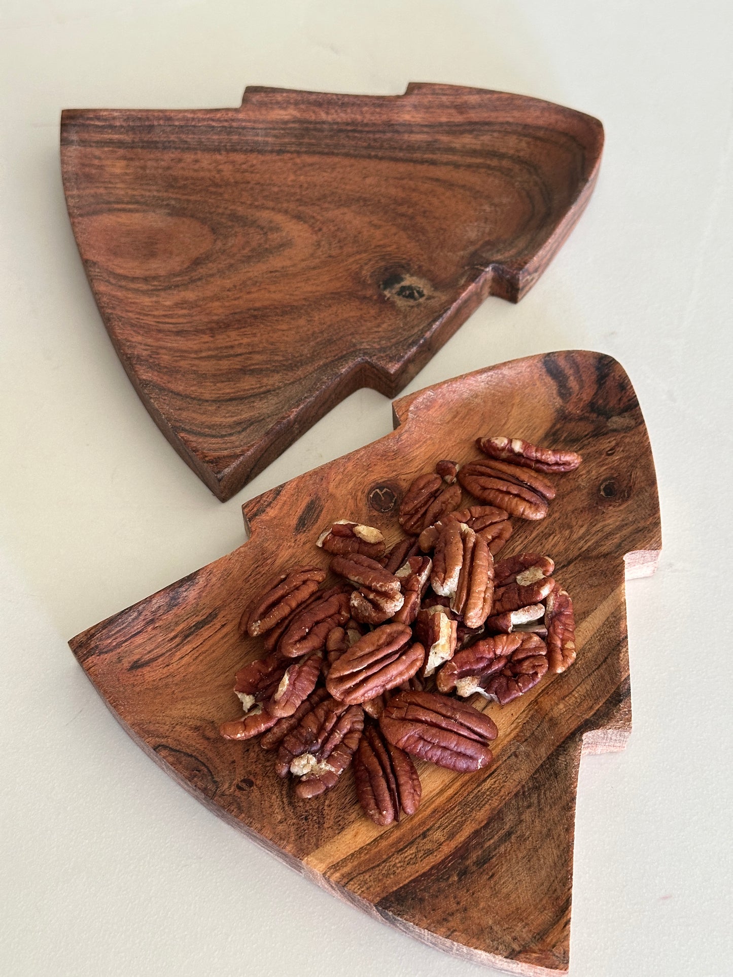 Baum, Snack Schale aus Holz.Teller