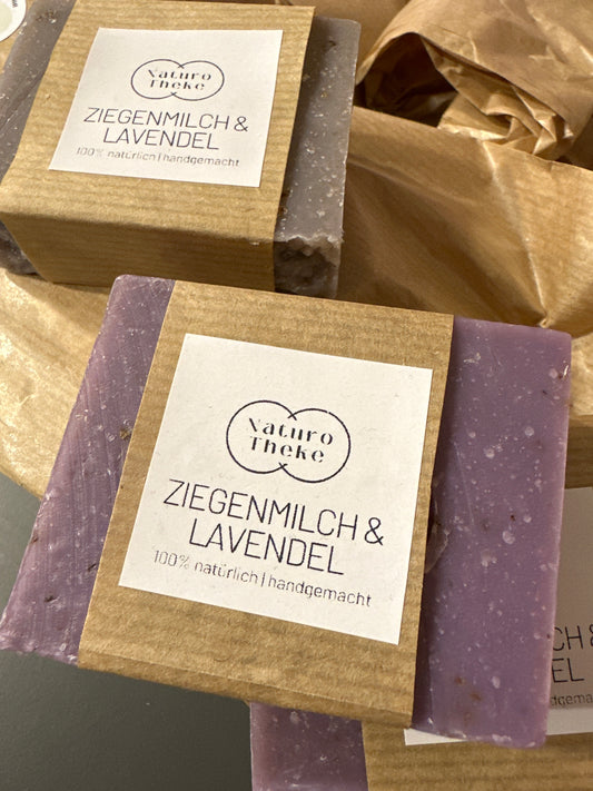 Seife, Ziegenmilch & Lavendel