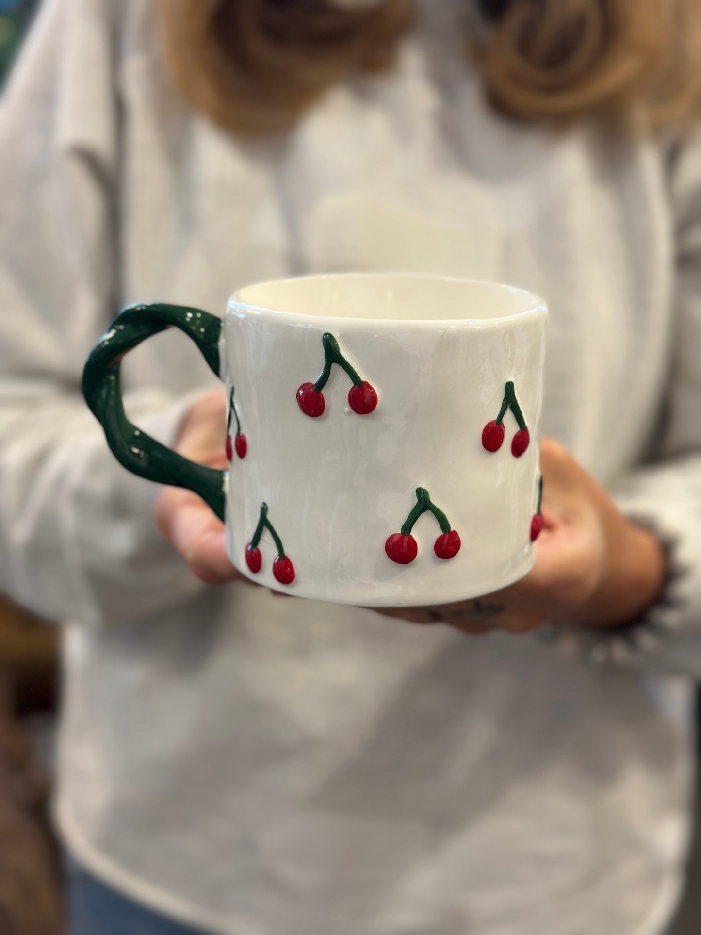 Becher/ Tasse, weiß