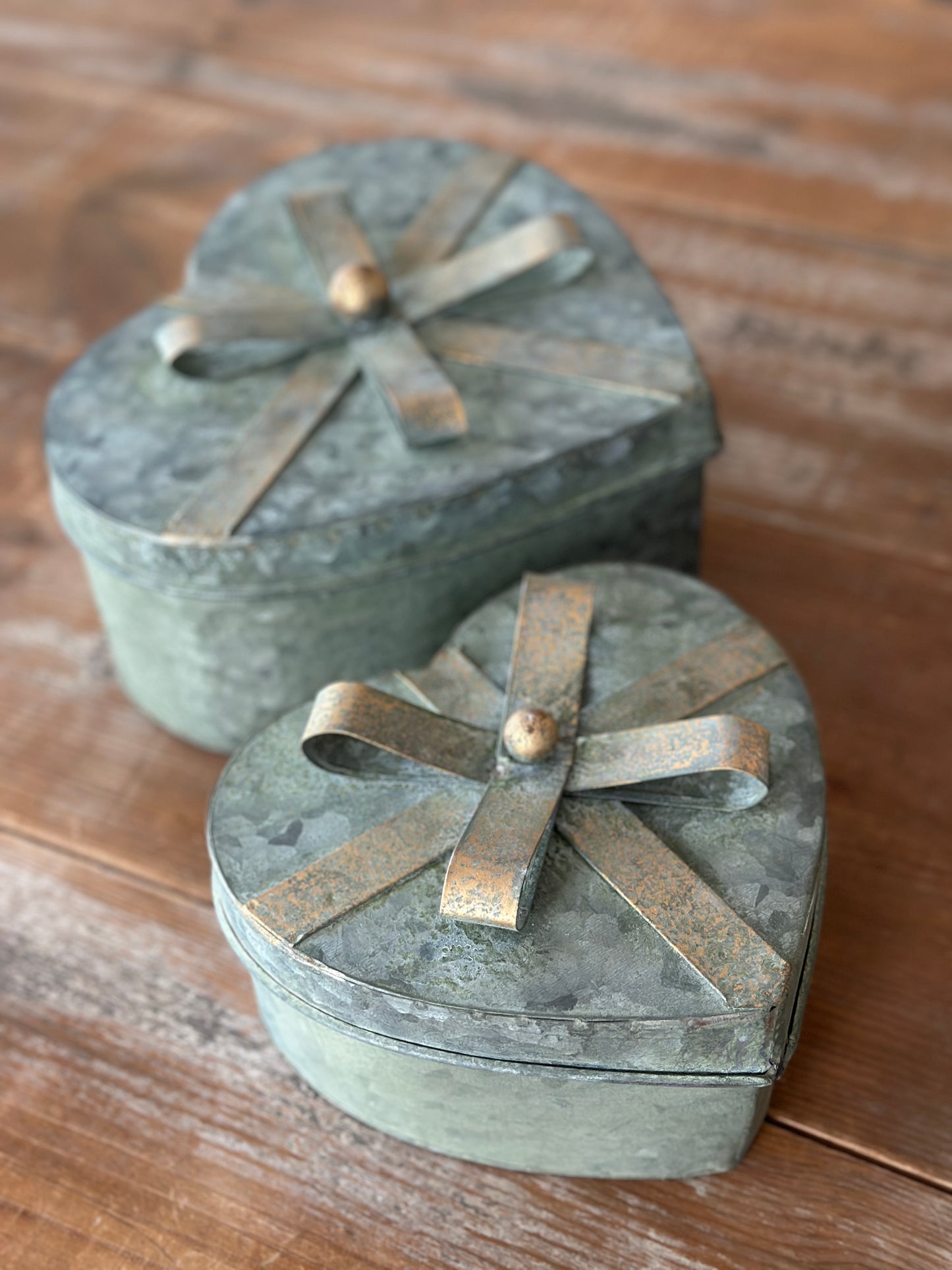 Aufbewahrungsboxen aus Metall Set 2 Stück