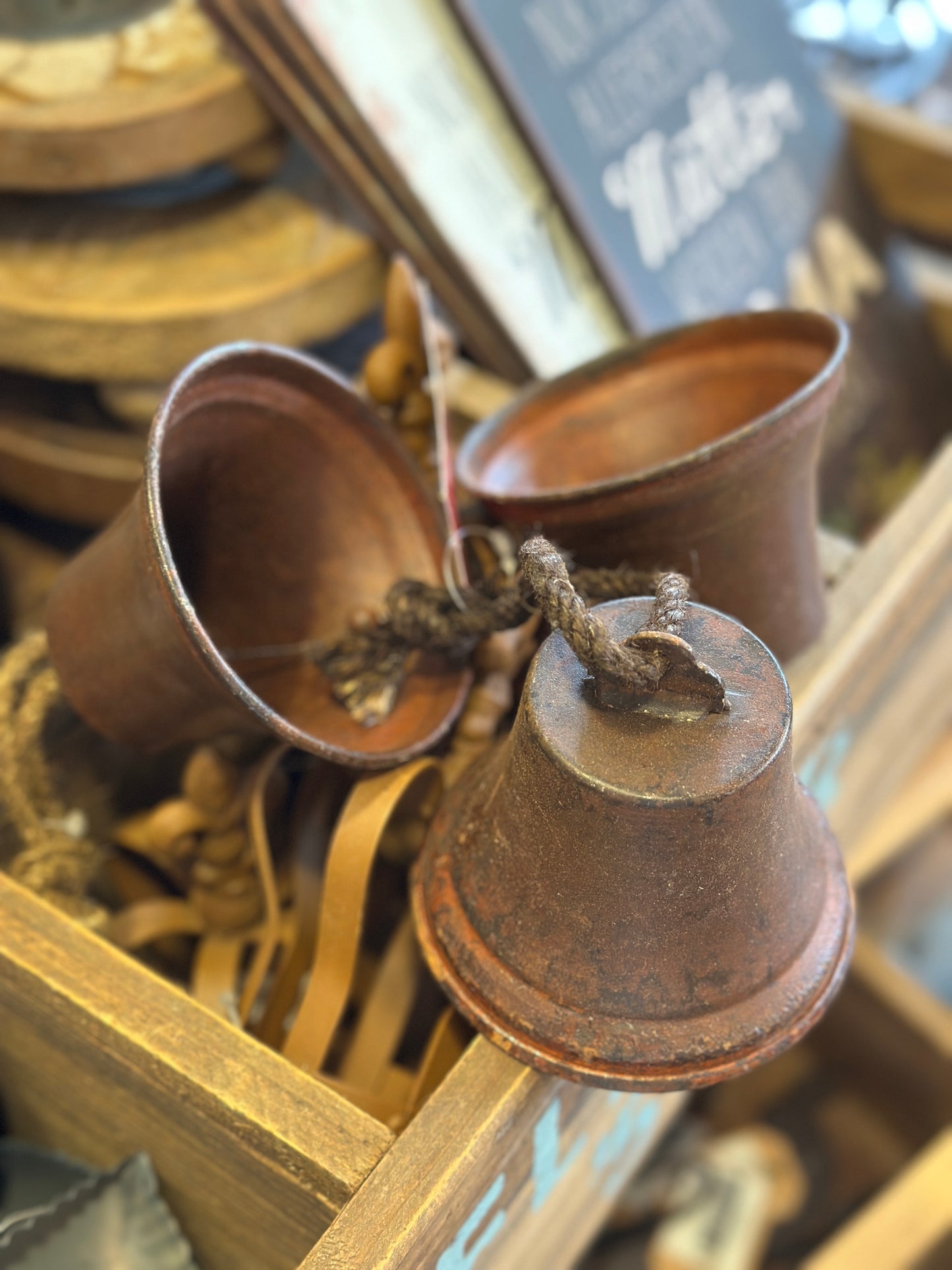 Glocke aus Metall Rost