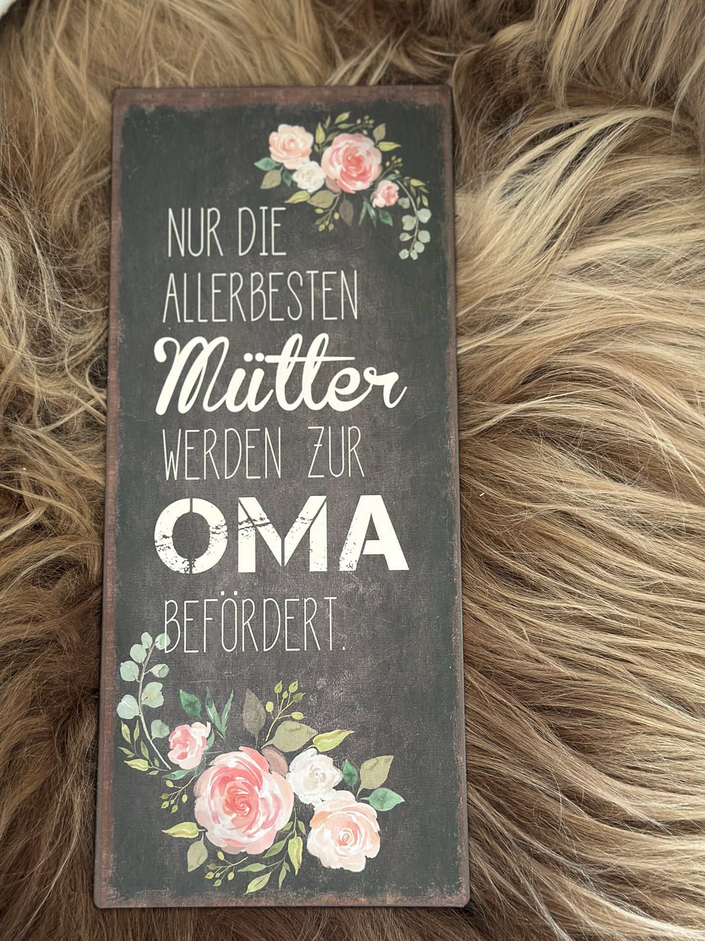 Schild aus Metall