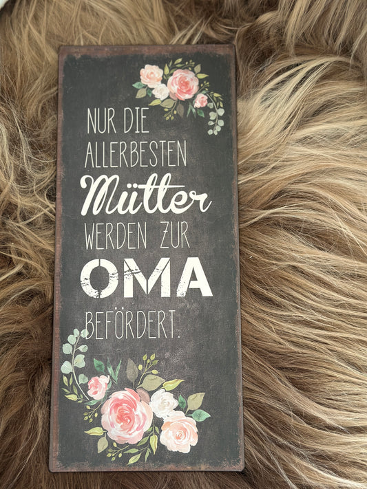 Schild aus Metall