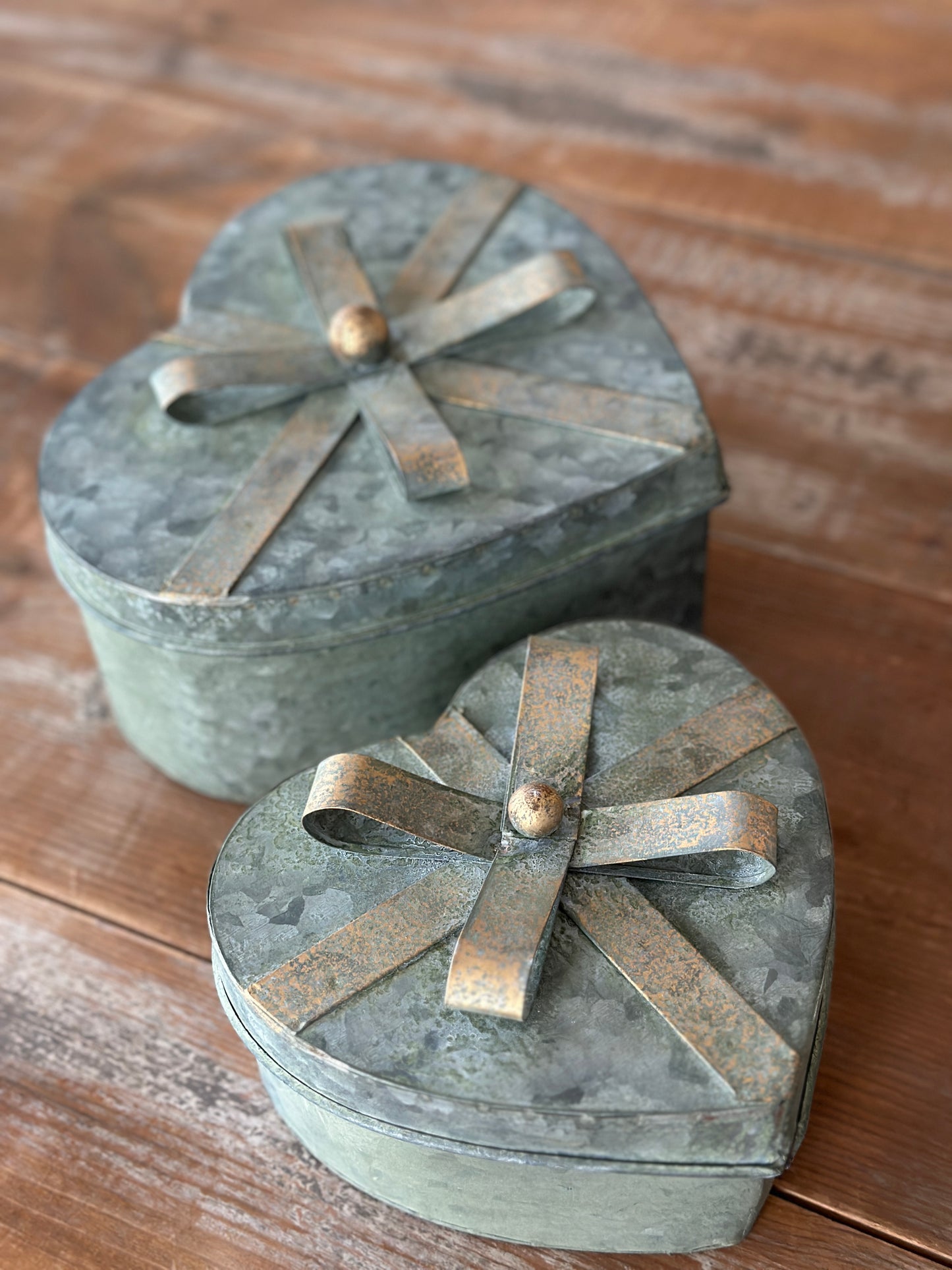 Aufbewahrungsboxen aus Metall Set 2 Stück