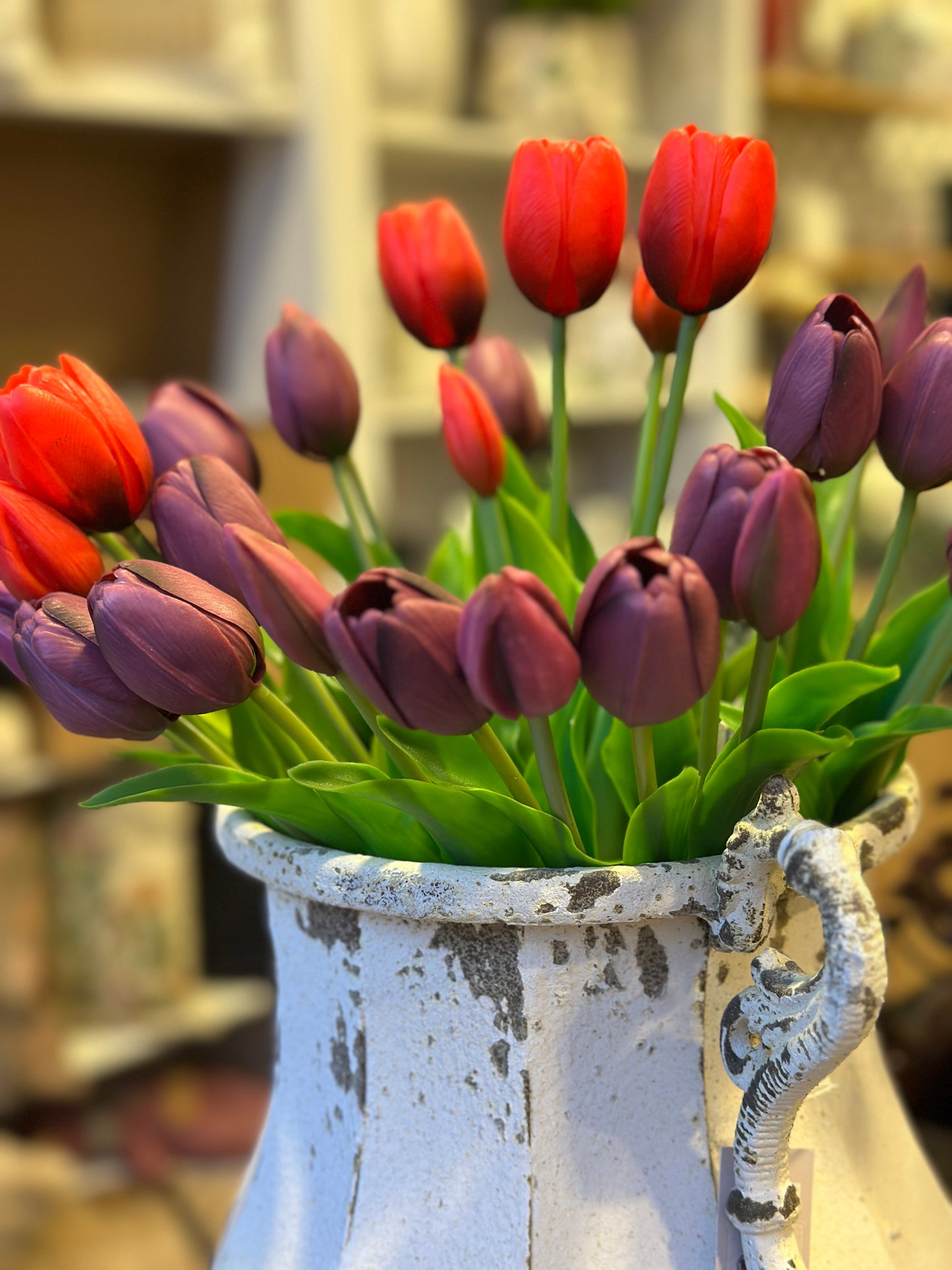 Blumen /Tulpen, Bund 5 Stück Lila