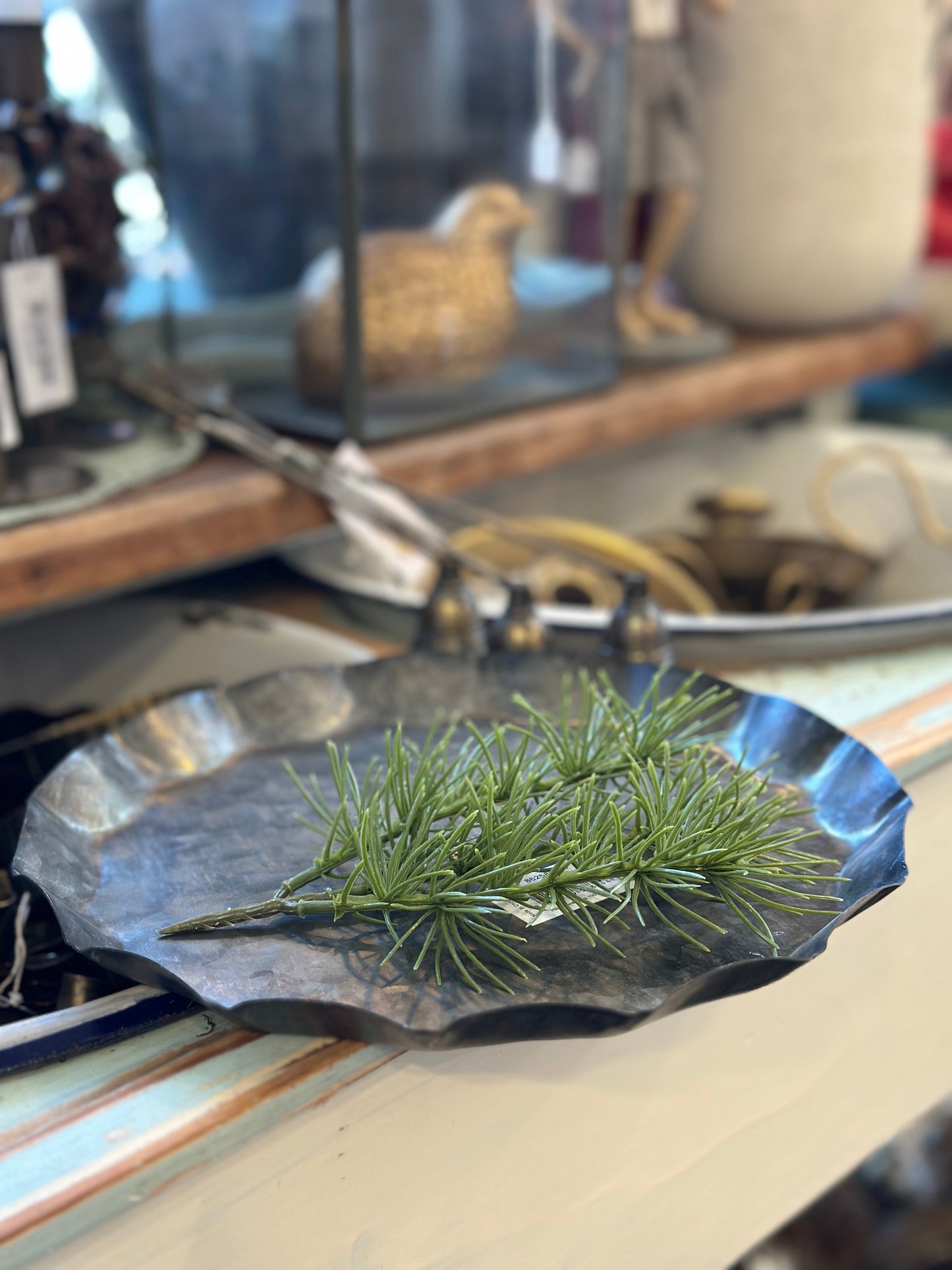 Deko Teller/ Untersetzer aus Metall