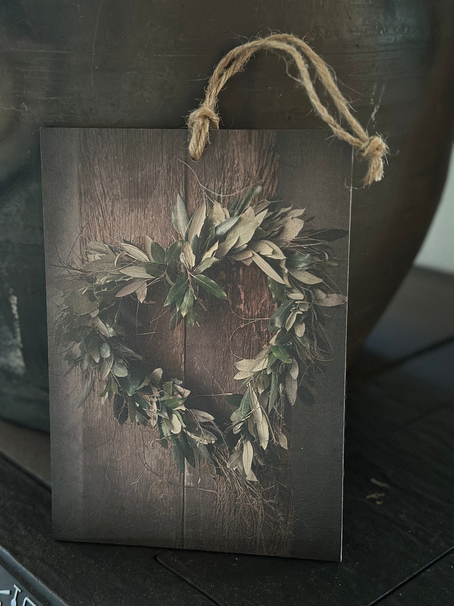 Bild/ Holzdeko- Bild A5-Format