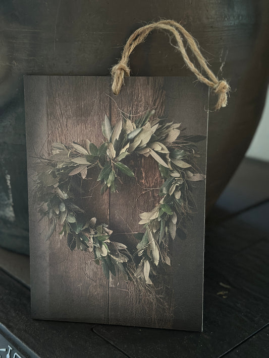 Bild/ Holzdeko- Bild A5-Format