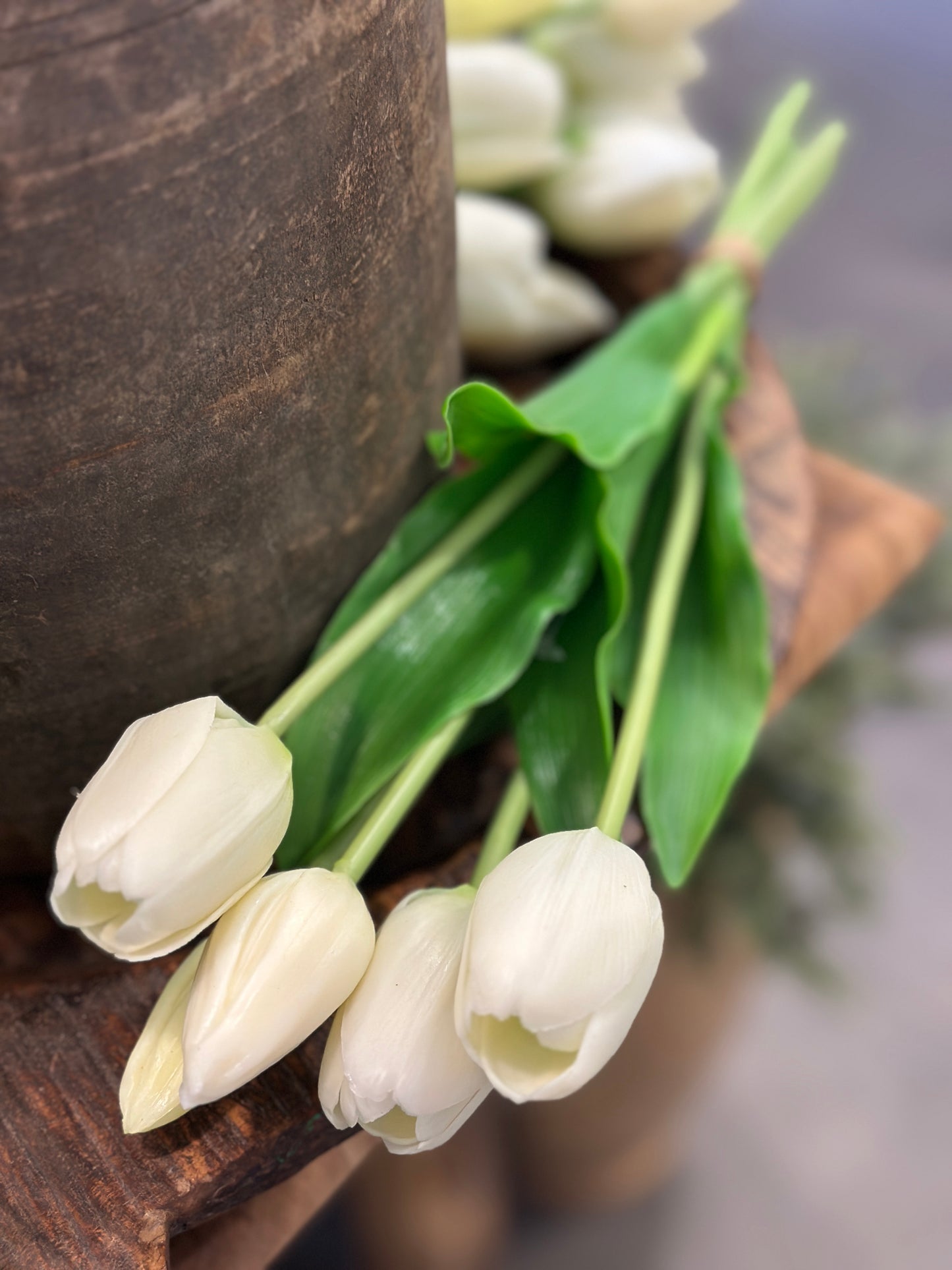Blumen/ Tulpen, Bund 5Stück, Künstlicht