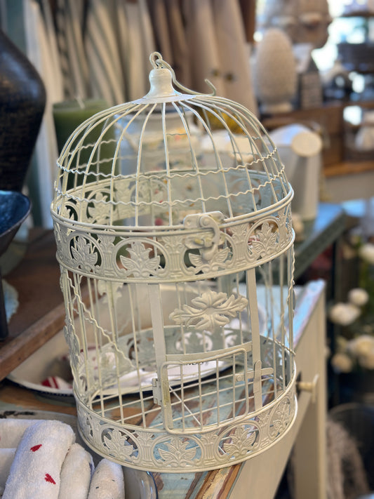Dekoration Käfig aus Metall, Shabby