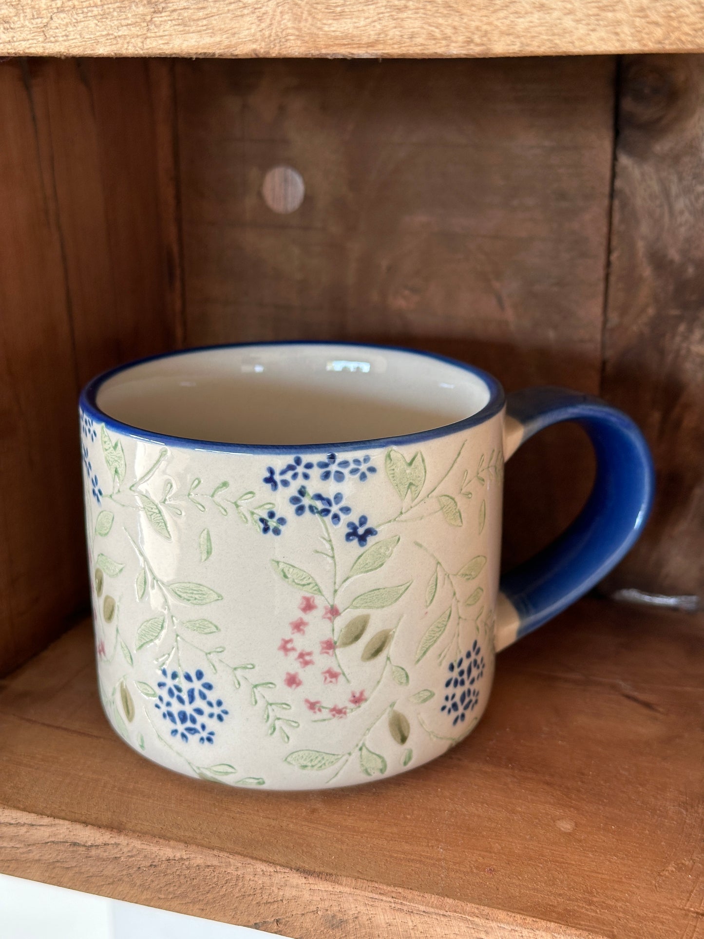 Becher/ Tasse, Vintage Garden, blue