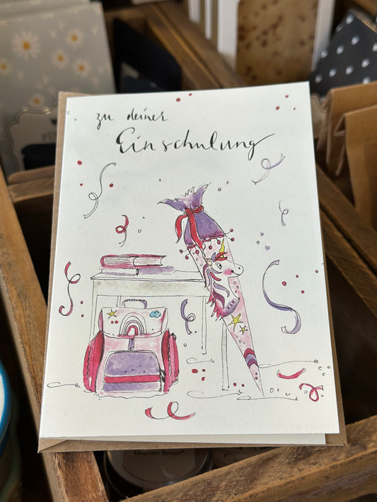 Klappkarte mit Umschlag