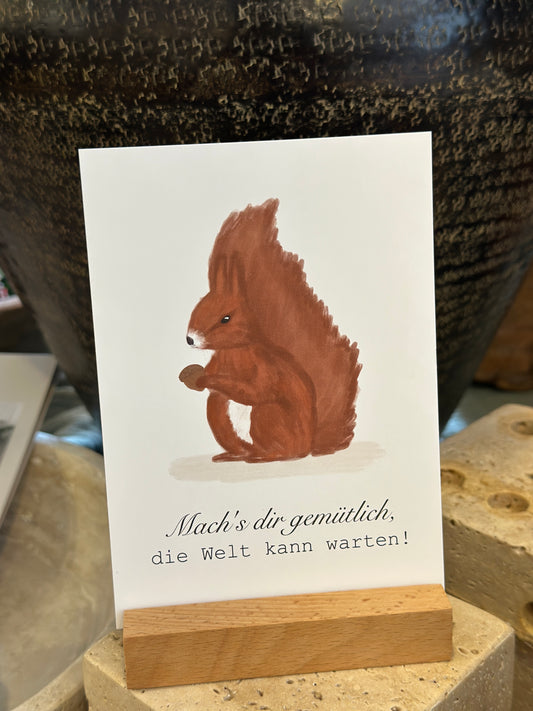 Mach‘s dir gemütlich, Karte