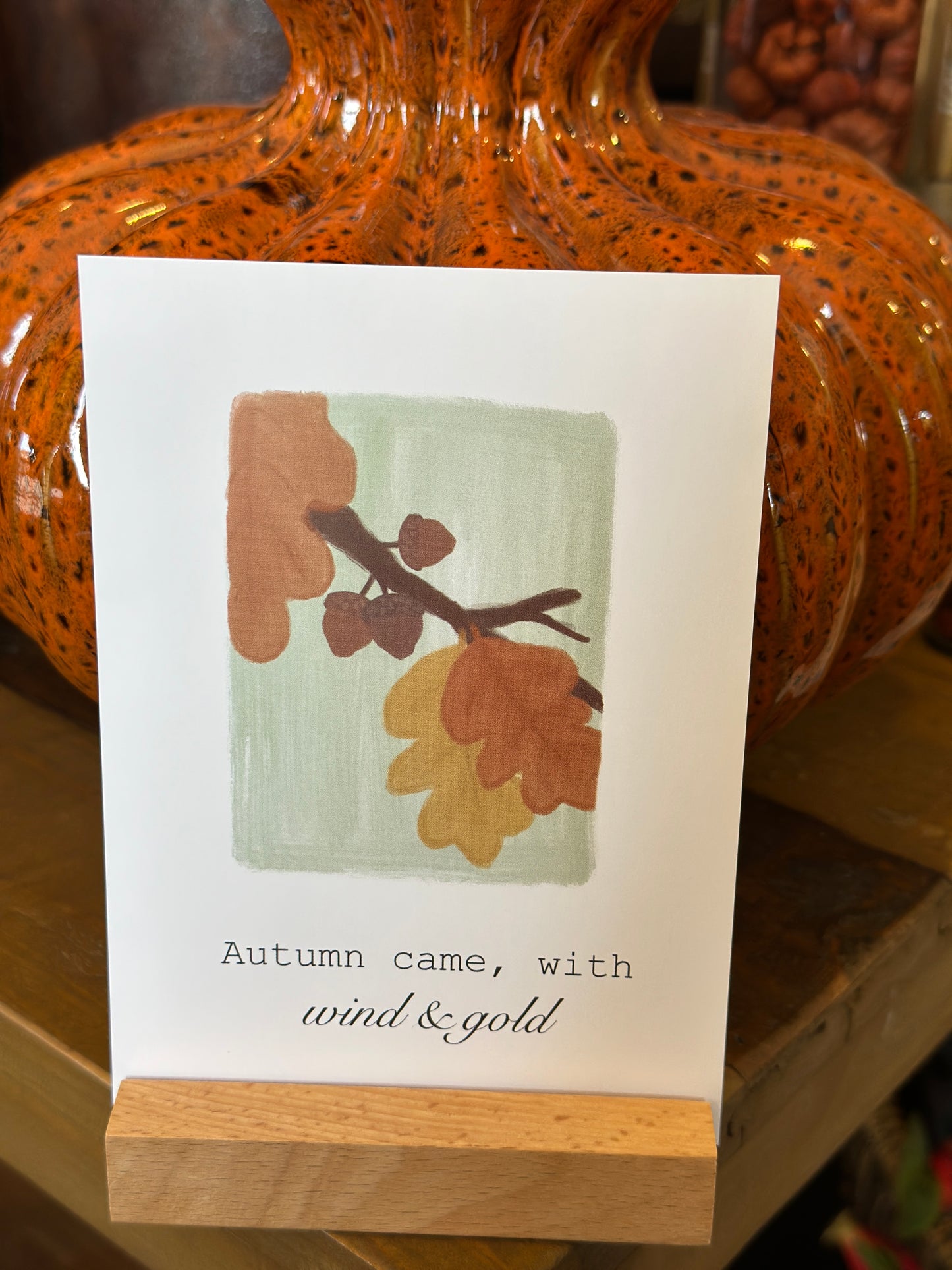 Autumn came, Karte