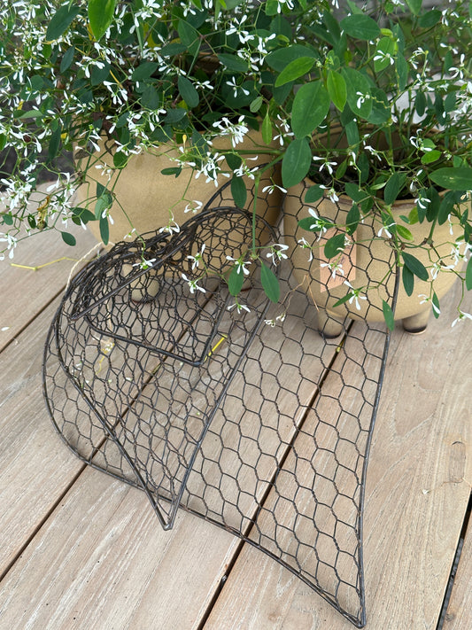 Herz Set 4 aus Metall