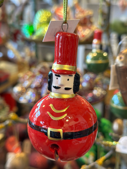 Glöckchen, Metall rot.