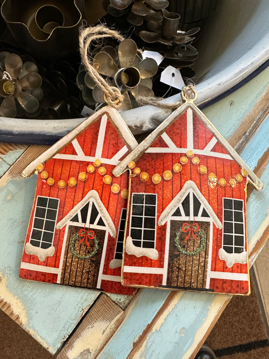 Haus zum hängen, aus Metall