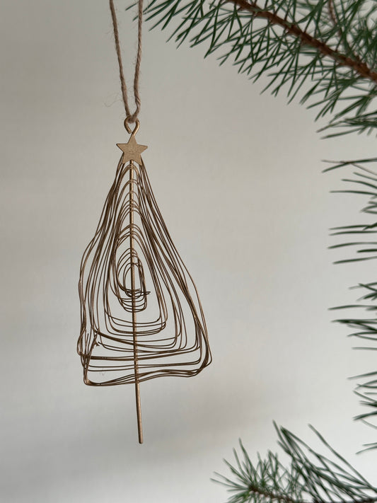 Baum zum hängen, gold