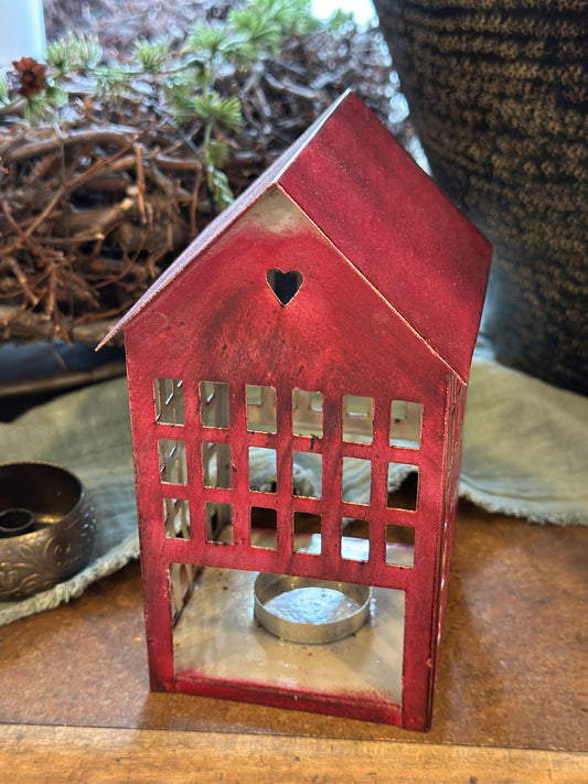 Haus/ Teelicht aus Metall