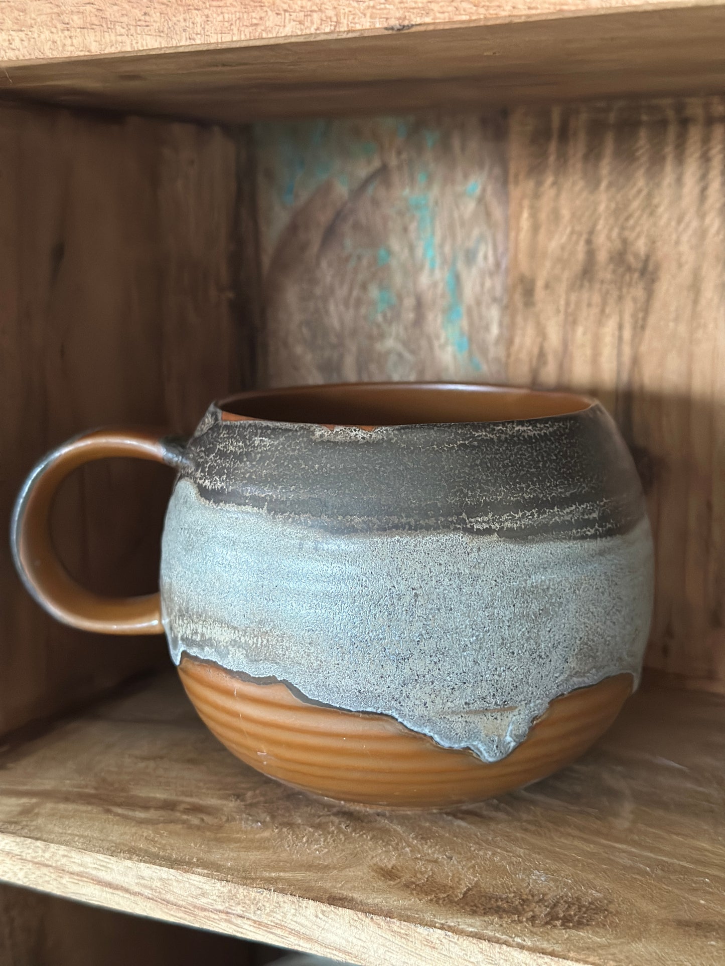 Becher braun /grau /beige