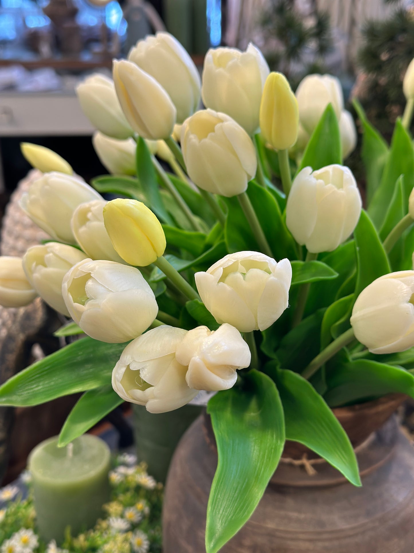 Blumen/ Tulpen, Bund 5Stück, Künstlicht