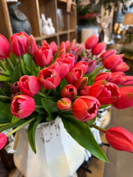 Blumen/ Tulpen Bund 5Stück, Künstlich