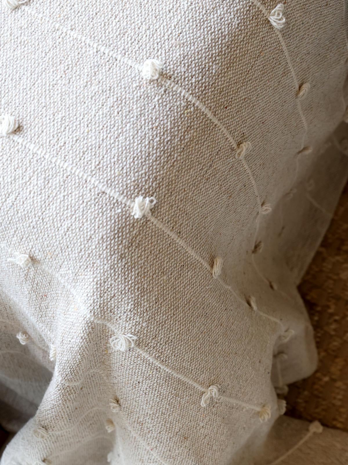 Bettdecke Garnüberschuss, 260x240cm. Latte